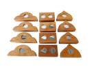 Bauspiel Mirror Blocks - 12 piece set