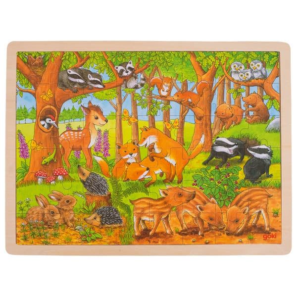 Goki Baby Forest Animals Puzzle