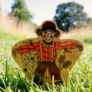 Lanka Kade Natural Orange & Brown Scarecrow