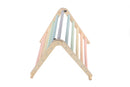 Compact Wee'un Pikler-inspired climbing frame - Pastel