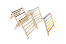 Compact Wee'un Pikler-inspired climbing frame - Pastel