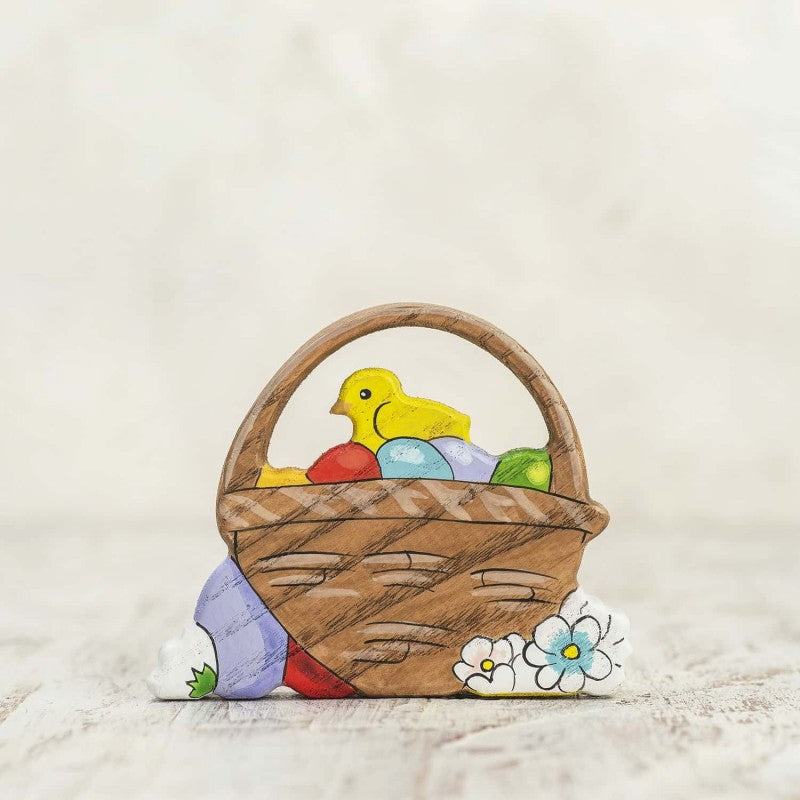 Easter Basket with Eggs