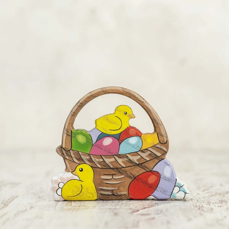 Easter Basket with Eggs