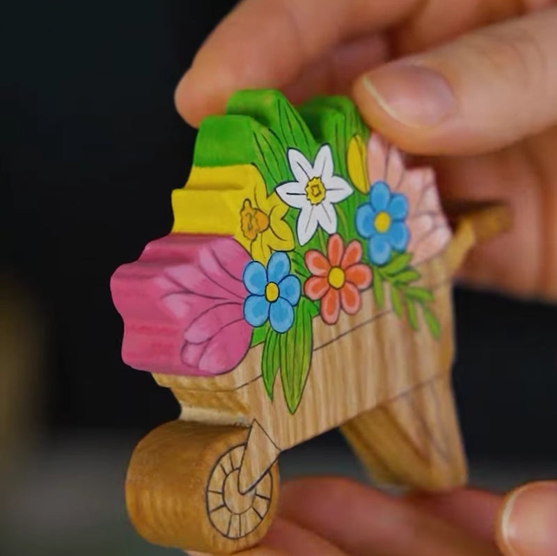 Wheelbarrow with Flowers