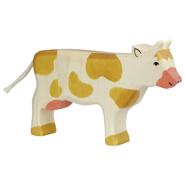Holztiger Cow, standing, brown