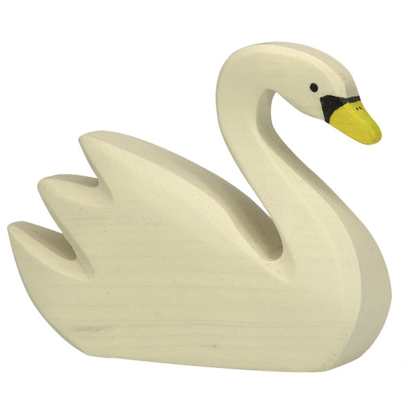 Holztiger Swan, swimming