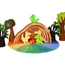 Bauspiel Dragon Family - Natural