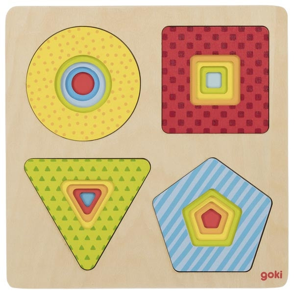 Goki Layer Puzzle Geometric Shapes