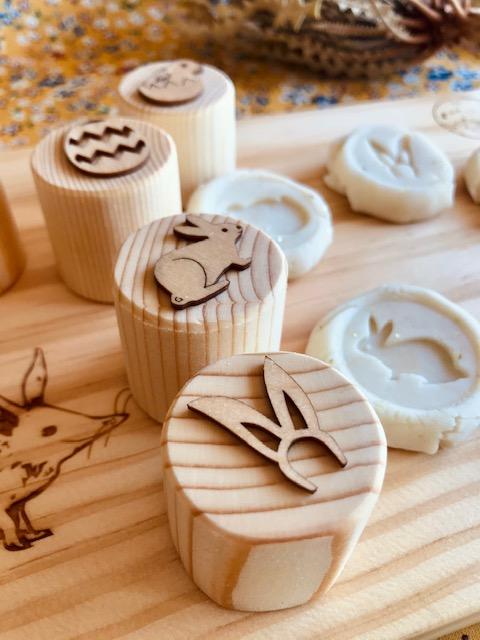 Easter Playdough Stamps