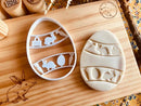 Bunny & Carrot Easter Egg Bio Cutter