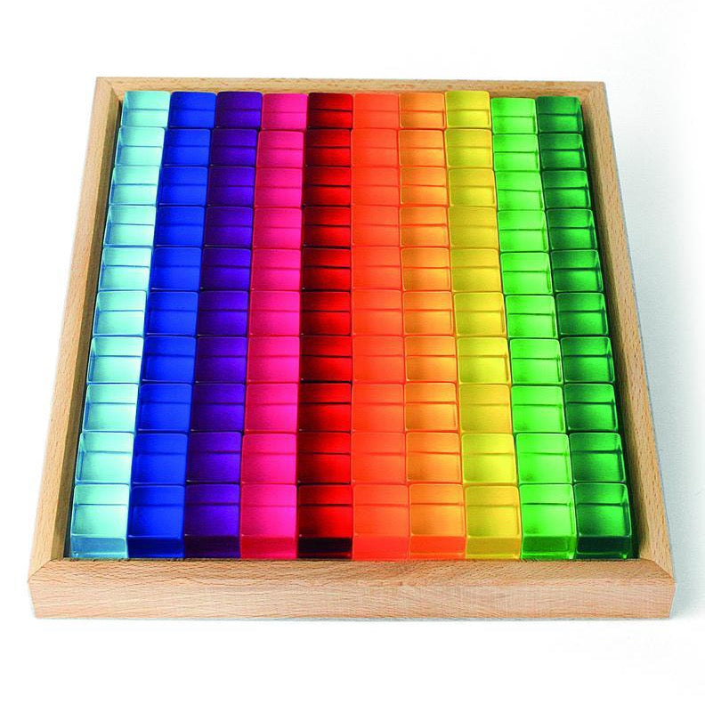Bauspiel Lucent Cubes - 100 set