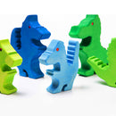 Bauspiel Dragon Family - Green/Blue
