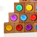 Bauspiel Transparent Window Cubes