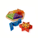 Bauspiel Large Jewelled Coloured Triangles - 54 pieces