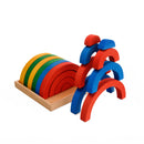 Bauspiel Coloured Arches Set