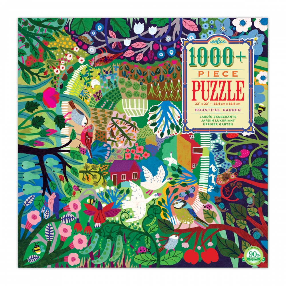 EeBoo Bountiful Gardens 1000 Piece Puzzle eeboo-bountiful-gardens-1000-piece-puzzle